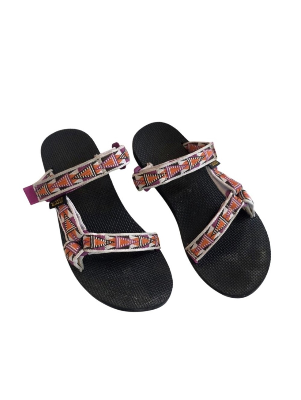 Teva Universal Slide Sandals 1010170 Women's Size 10 Adjustable Straps Aztec